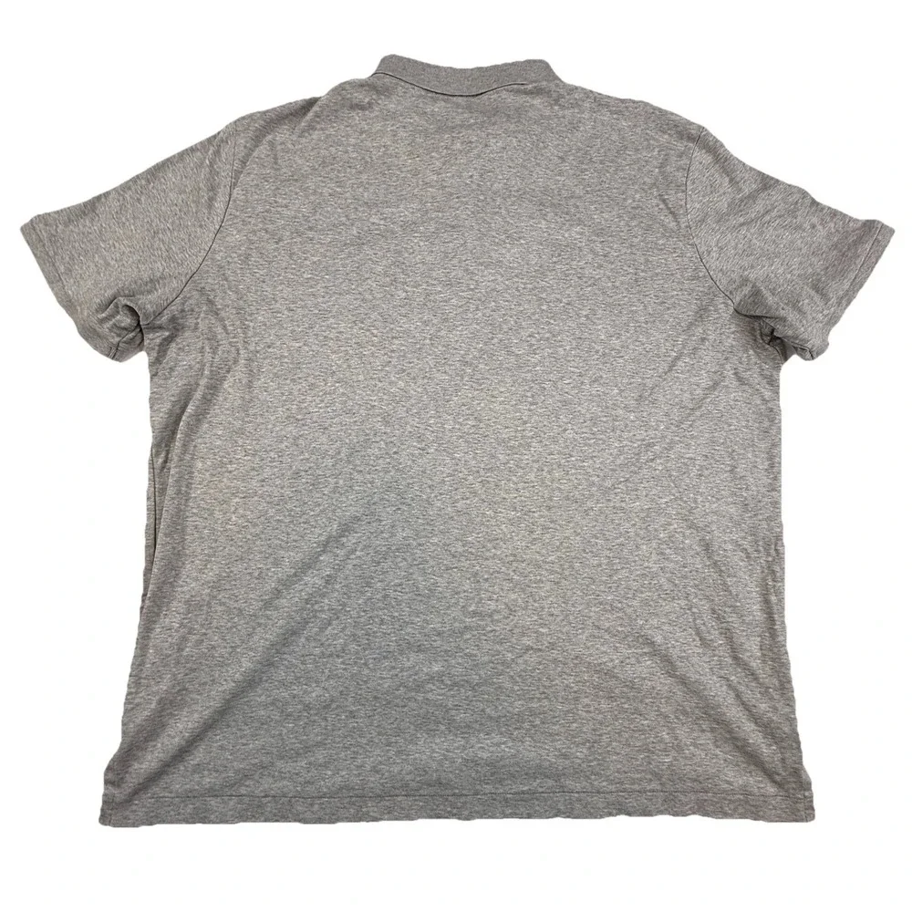 Polo Ralph Lauren Short Sleeve Polo Shirt Flesh Pony Heathered Gray Men's Large